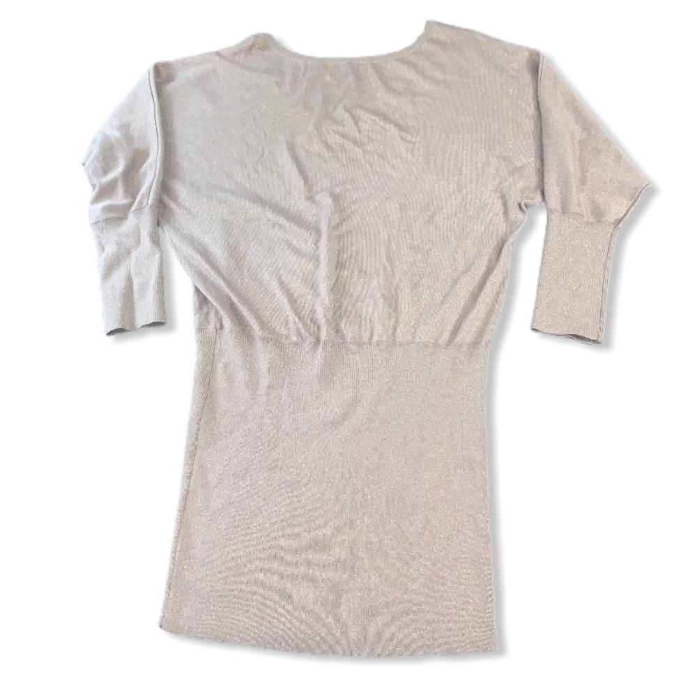 Crew neck vneck long sleeve dress